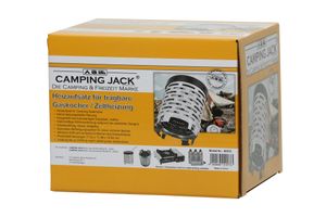 Camping Jack HEIZAUFSATZ für Gaskocher - Campingkocher in Gasheizung umwandeln - Heater Heizgeräte Abdeckung - Zeltheizung Camping Gasheizung Edelstahl Camper