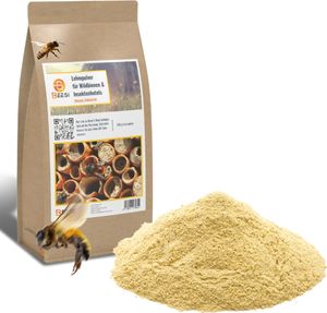 BEESI Lehmpulver für Wildbienen I Baumaterial, Füllmaterial für Bienenhotel und Insektenhotel I Verschluss für Niströhren, Nisthülsen (250, Gramm) BEESI Lehmpulver für Wildbienen I Baumaterial, Füllmaterial für Bienenhotel und Insektenhotel I Verschluss für Niströhren, Nisthülsen (250, Gramm)