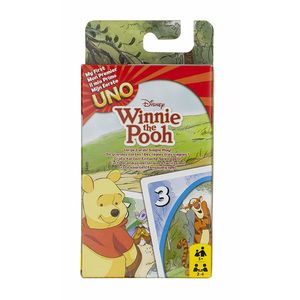 Mattel - Karetní hra - UNO Medvídek Pú dětská hra Hrací karty