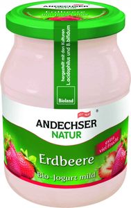 Andechser Natur Jogurt Erdbeere 3,8% - Bio - 500g