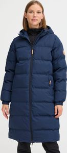 NORTH BEND NBElla Damen Steppmantel Winterjacke Outdoorjacke atmungsaktiv wasserdicht winddicht mit Kapuze Reißverschlusstaschen TPU-Membran
