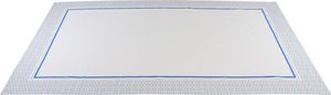 Tafeldecke Santorin weiß/blau/beige 140x240cm – Baumwolle