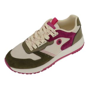 Scotch & Soda Vivi Sneaker khaki/pink Damen Sneaker in Grün, Größe 39
