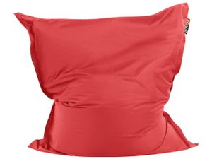 BELIANI Sitzsack Rot 140 x 180 cm Indoor Outdoor Stark wasserabweisender Langfristige Volumenstabilität Leicht Gewicht