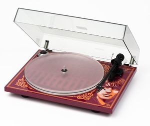 Pro-Ject George Harrison Recordplayer, Audio-Plattenspieler mit Riemenantrieb, Halbautomatisch, Mehrfarben, Acryl, 33,45 RPM, 5,5 g