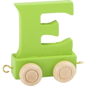 Small Foot Design 10355 'Buchstabenzug bunt' Holz Buchstabe E, grün (1 Stück)