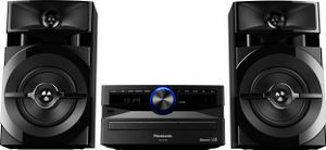 Panasonic SCUX100EK Home Audio Mini System Micro System (USB, Bluetooth, Mattlackierung, Stereo, MAX JukeBox, 300 W, De 2-Way, DJ, Subwoofer De 13 cm) Farbe Schwarz
