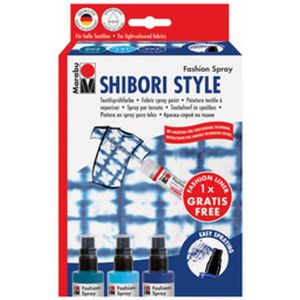 Marabu Textilsprühfarbe "Fashion-Spray" Set SHIBORI STYLE