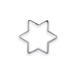 Edelstahl Ausstechformen/Ausstecher - kleiner Stern   Material:: Metal, Farbe:: Silber