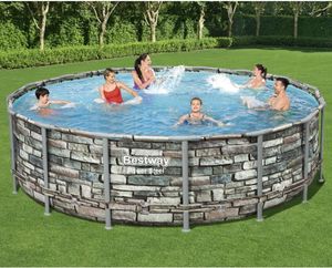 Bestway Power Steel Swimmingpool-Set 488x122 cm