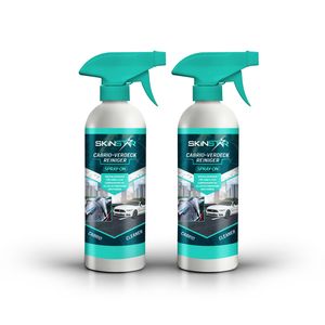 SkinStar Cabrio-Verdeck Reiniger 1L Schmutz Reinigungsspray Cabrio Cleaner Doppelpack