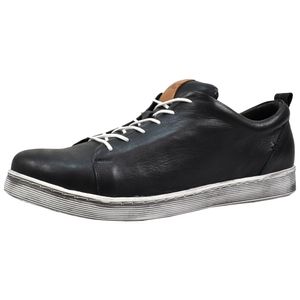 Andrea Conti Damen Sneaker Halbschuh sportlich Leder Schnürung 0349609, Größe:39 EU, Farbe:Schwarz