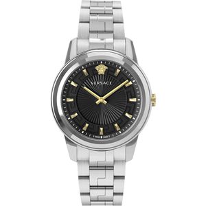 Versace Damen Uhr Armbanduhr Edelstahl Greca VEPX01121