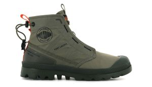 Palladium Pampa Travel Lite Dusky Green - Grün, 3,5