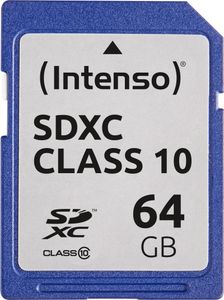 Intenso 64 GB SDXC Karte Class 10
