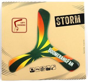 Boomerang STORM 30 gr - Dreiflügler Bumerang für Linkshänder