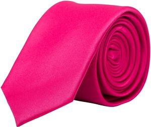 Korntex Uni Krawatte Schmale KXTIE5 Rosa Pink onesize