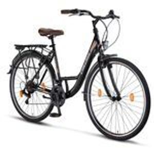 Chillaxx Bike Strada Premium City Bike in 24, 26, 28 Zoll - Fahrrad für Mädchen, Jungen, Herren und Damen - 21 Gang-Schaltung - Hollandfahrrad Citybike