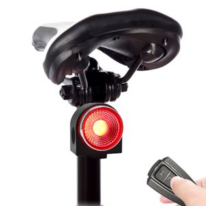 Anti-Diebstahl-Fahrradalarm-Rücklicht Drahtlose Fernbedienung Fahrrad-Rücklicht Wasserdichtes Smart-Fahrradlicht