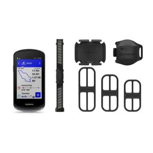 Garmin Edge 1040 GPS Fahrradcomputer Bundle, inkl. Premium HF-Brustgurt + Geschwindigkeits-/Trittfrequenz Sensor