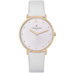 Pierre Cardin Uhr CBV.1012 Belleville Simplicity Damen Armbanduhr Weiß
