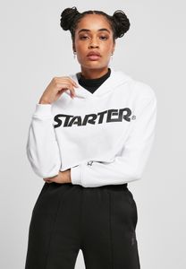 Ladies Starter Cropped Hoody, Größe:XL, Farbe:White