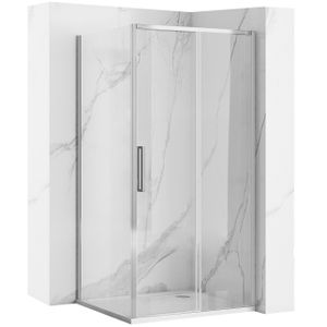 Rea Eckduschkabine Rapid Slide 120X90 Chrome