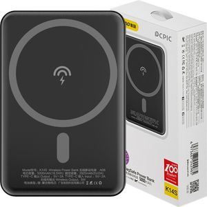Dudao Bezprzewodowy Powerbank Magsafe 5000Mah Czarny (K14S)