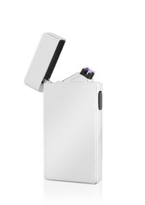 TESLA Lighter T13 elektronisches USB Lichtbogen Feuerzeug, Silber