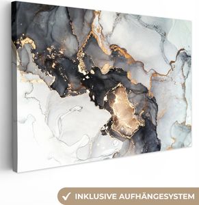 Leinwand Bilder 120x80 cm - Marmor, moderne Wanddeko für Wohnzimmer