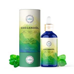 Oregano Öl 100ml– 100% Pur und natürlich -Wirkt antiseptisch und kann als natürliches Antibiotikum verwendet werden