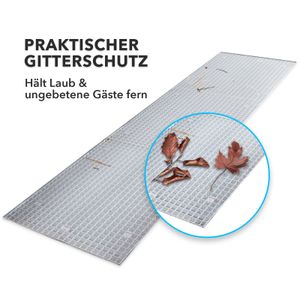 Lichtschachtabdeckung Schutzgitter für Kellerschächte Zuschneidbar 120 x 60 cm