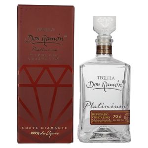 Don Ramón Platinum Reposado Cristalino 100% Agave 35% Vol. 0,7l in Geschenkbox