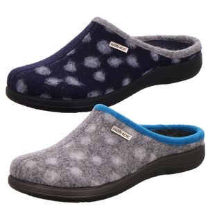 Rohde 6551 Bari Damen Hausschuhe Pantoffeln Softfilz , Größe:36 EU, Farbe:Grau