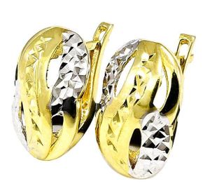 goldene Ohrringe Glare 852