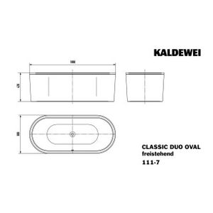 Kaldewei 291246413001 BW CLASSIC Mod.111-7, 1800 x 800,