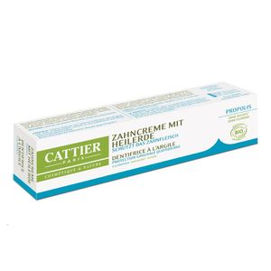 Cattier Heilerde Zahncreme mit Propolis und Minze-Extrakt - 75ml