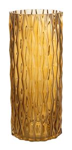 Vase - Gelb - H 30 cm - Glas