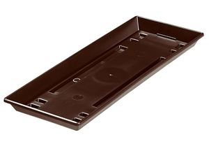 Geli Balkonkasten Untersetzer STANDARD Braun  40 cm - Kunststoff