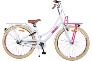 Detský bicykel Volare Excellent - dievčenský - 26 palcov - biely - Shimano Nexus 3 prevody
