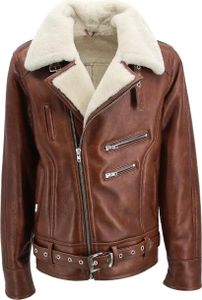 Lammfelljacke - VANDAMM - Größe: M | Farbe: kastanienbraun Lammfelljacke - VANDAMM - Größe: M | Farbe: kastanienbraun