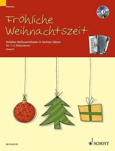 Fröhliche Weihnachtszeit, 1-2 Akkordeons, m. Audio-CD