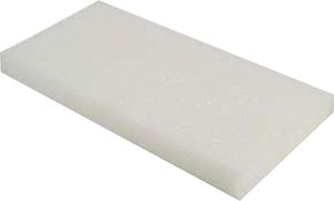 Kaltschaumbelag 320 x 235 x 30 mm, feinporig, weiss