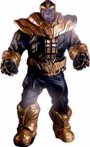 Mezco Toys Marvel Universe Thanos One:12 Collective Actionfigur mit Leuchtfunktion 21 cm MEZ77330