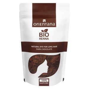 Orientana Henna Haarfarbe Bitterschokolade Pulver für Langes Haar 100 g