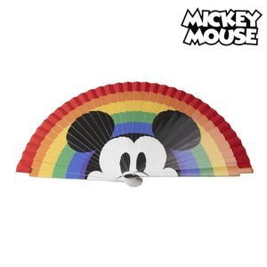Fächer Disney Pride Mickey Mouse Bunt (44 x 22 cm)