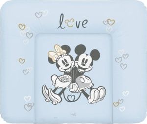 CEBA Podložka prebaľovacia mäkká na komodu (85x72) Disney Minnie & Mickey Blue