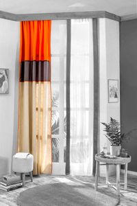 Cilek ENERGY Vorhang 160x260cm Weiß / Orange