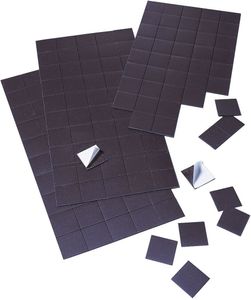 50 FRANKEN Magnete schwarz 2,0 x 2,0 cm