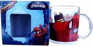 Spiderman Kinder Glastasse Trinkbecher Kaffeetasse Trinkglas mit Henkel Frühstück Milch